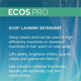 ECOS PRO Free & Clear Liquid Laundry Detergent, 170 fl oz, 2/Carton (EOPPL937102) Case of 2