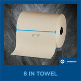 enMotion Flex Recycled Paper Towel Rolls, 550 Sheets/Roll, Brown, 6/Carton (GPC89740) Case of 6