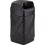 Safco® Twist Waste Receptacle with Closed Top, 32 gal, Steel, Black (SAF9371BL) Each