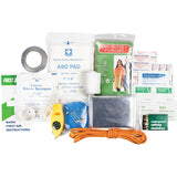 Life+Gear Survival/First Aid Kit, Red, Plastic, Fabric, Glass, 2 (DCY413819) Box of 4