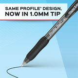 Paper Mate Bold Profile Retractable Ballpoint Pens, 1 mm Medium Point, Assorted Black, Blue & Red Ink, Assorted Barrels, 4-Pack (PAP2100912) Pack of 4