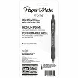 Paper Mate Bold Profile Retractable Ballpoint Pens, 1 mm Medium Point, Assorted Black, Blue & Red Ink, Assorted Barrels, 4-Pack (PAP2100912) Pack of 4