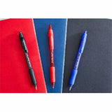 Paper Mate Bold Profile Retractable Ballpoint Pens, 1 mm Medium Point, Assorted Black, Blue & Red Ink, Assorted Barrels, 4-Pack (PAP2100912) Pack of 4