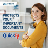 QuickFit 97110 Ring Binder, 1" Binder Capacity, Letter, 8 1/2" x 11" Sheet Size, 200 Sheet Capacity, White (STW97110) Each