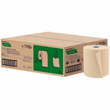 Cascades PRO Roll Towels for Tandem, 775', 1 Ply, 7.50" x 775', Natural, Fiber Paper, 6/Carton (CSDT115) Case of 6