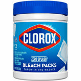 Clorox Zero Splash Bleach Packs, 12/Tub (CLO31371EA) Each
