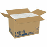 Dixie Dinner Napkin, 2 Ply, 1/8 Fold, 15" x 16", Scrollwork Pattern, White, 126/Pack (GPC34440PK) Pack of 126