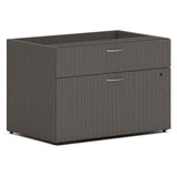 HON® Mod Low Personal Credenza, 30w x 20d x 21h, Slate Teak (HONLCL3020BFLS1) Each