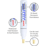 uniball uni-Paint PX-30 Oil-Based Paint Marker, White Ink, 6/Box (UBC63743BX) Box of 6