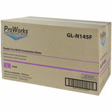 ProWorks Black Nitrile Exam Gloves, Powder-Free, Large, 100/Box (HOSGLN145FL) Box of 100
