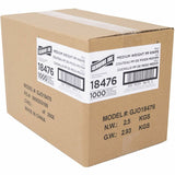 Genuine Joe Medium-weight Individually Wrapped Knives, Black, 1000/Carton (GJO18476) Case of 1000