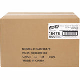 Genuine Joe Medium-weight Individually Wrapped Teaspoons, Black, 1000/Carton (GJO18478) Case of 1000