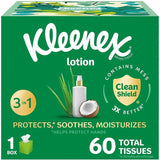 Kleenex Soothing Lotion Tissues, 3 Ply, 60/Box (KCC54271) Each