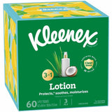 Kleenex Soothing Lotion Tissues, 3 Ply, 60/Box (KCC54271) Each