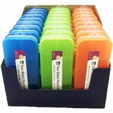 Charles Leonard Double-sided Pencil Boxes, 1.50" x 8.50" x 3.50", Double Sided, Assorted, 24/Display Box (LEO76310ST) Set of 24