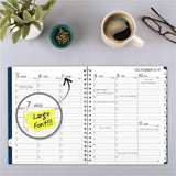 Mead 2026-2027 BIG PLANS Weekly Monthly Planner, Navy, Large, 8½" x 11", 15-Month, Oct 2026-Dec 2027 (AAGCRW63020) Each