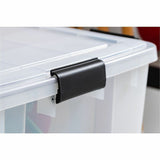 IRIS WeatherTight Heavy-duty Storage Tote, External Dimensions: 23.6" x 17.8" x 14.5", 18.50 gal (IRS110586) Each