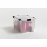 IRIS WeatherTight Heavy-duty Storage Tote, External Dimensions: 23.6" x 17.8" x 14.5", 18.50 gal (IRS110586) Each