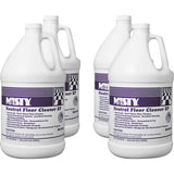 MISTY Optimax Neutral Floor Cleaner, 4/CT, Lemon Scent, GN (AMR1033704CT) Case of 4