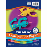 Tru-Ray Construction Paper, Assorted, 150/Pack (PACP6685) Pack of 150