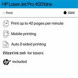 HP LaserJet Pro 4001dne Desktop Wired Laser Printer (HEW2Z600E) Each
