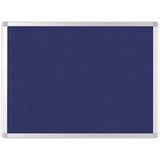 MasterVision Ayda Fabric Bulletin Board, 18" x 24" - 18" Board Height x 24" Board Width, Aluminum Frame (BVCFA02439214) Each