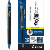 FriXion Synergy Clicker Erasable Gel Pen, Extra Fine Pen Point, Retractable, Navy Ink, Thermosensitive Gel Ink, 12/Dozen (PIL17366) 1 Dozen