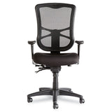 Alera® Alera Elusion Series Mesh High-Back Multifunction Chair, Supports Up to 275 lb, 17.2" to 20.6" Seat Height, Black (ALEEL41ME10B) Each