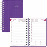 Brownline DuraFlex Daily Appointment Planner, Daily, Monthly, 12 Month, January 2026 to December 2026 (REDCB634VPUR) Each