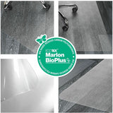 Ecotex Marlon BioPlus Ecotex Marlon BioPlus Eco Friendly Carbon Neutral Chair Mat for Hard Floors, 45" x 53", Clear, Rectangular, Polycarbonate (FLRNCCMFLBS0003) Each