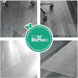 Ecotex Marlon BioPlus Ecotex Marlon BioPlus Eco Friendly Carbon Neutral Chair Mat for Hard Floors, 45" x 53", Clear, Rectangular, Polycarbonate (FLRNCCMFLBS0003) Each
