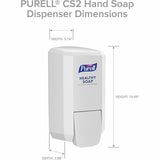 PURELL CS2 Push-Style Hand Soap Dispenser, 1.06 quart (GOJ413106) Each