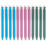 U Brands U-Eco Speckled Hex Mechanical Pencils, 0.7 mm Green, Pink, Blue, Gray Lead, Green, Pink, Blue Barrel, HB/#2 (UBR6591U0124) Each