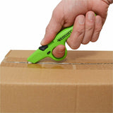 Westcott Non-Replaceable Finger Loop Safety Cutter, Green (ACM17530EA) Each