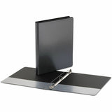 Universal Economy Round Ring View Binder, 3 Rings, 0.5" Capacity, 11 x 8.5, Black (UNV20951) Each