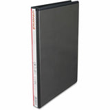 Universal Economy Round Ring View Binder, 3 Rings, 0.5" Capacity, 11 x 8.5, Black (UNV20951) Each