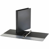 Universal Economy Round Ring View Binder, 3 Rings, 1" Capacity, 11 x 8.5, Black (UNV20961) Each