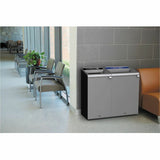Rubbermaid Commercial Configure 1 Stream Gray Container, Open Top, 45 gal Capacity (RCP1961508) Each