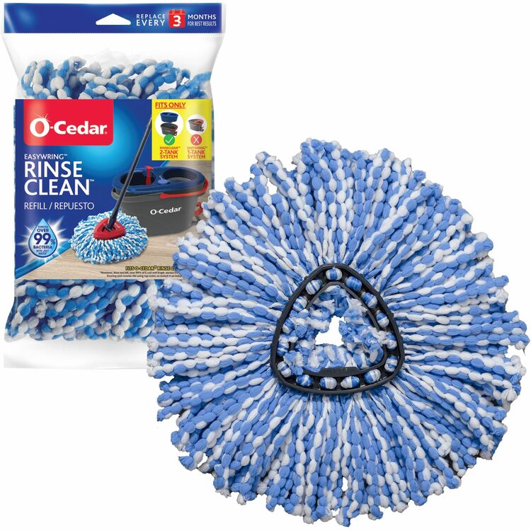 O Cedar EasyWring Rinse Clean Mop Refill MicroFiber FHP168738 Each GoodEarth Products