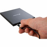 Verbatim Verbatim Blu-ray Writer, External, 1, Black, BD-R, CD-R, DVD+R, DVD-R Support/24x CD Write/6x BD Write/8x DVD Write, USB 3.2 Gen 1, USB 2.0, Slimline, BUS Powered (VER43890) Each