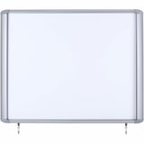 MasterVision Water-Resistant Enclosed Dry-Erase Board, 30" (2.5 ft) Width x 26.5" (2.2 ft) Height (BVCVT340609760) Each