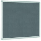 MasterVision Ayda Fabric Bulletin Board, Aluminum Frame, 18" Height x 24" Width (BVCFA02429214) Each