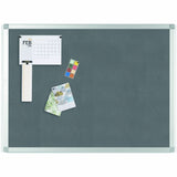 MasterVision Ayda Fabric Bulletin Board, Aluminum Frame, 18" Height x 24" Width (BVCFA02429214) Each
