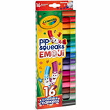 Crayola Pip Squeaks Marker Stamps, Assorted Ink, 16/Pack (CYO588717) Pack of 16