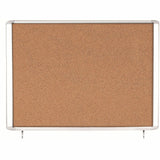 MasterVision Water-Resistant Enclosed Corkboard, 47" Board Height x 38.30" Board Width x 0.70" Board Depth (BVCVT380601760) Each