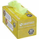 Monarch Smart Rags Microfiber Cloths, Yellow, 12" x 12", 50/Box (MONM950Y) Box of 50
