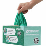 Monarch Smart Rags Microfiber Cloths, Green, 12" x 12", 50/Box (MONM950G) Box of 50