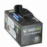Monarch Smart Rags Microfiber Cloths, Black, 12" x 12", 50/Box (MONM950BLK) Box of 50
