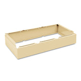 Tennsco Three Wide Closed Locker Base, 36w x 18d x 6h, Sand (TNNCLB3618SD) Each