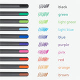 Pentonic Pentonic Ballpoint Pen Set, 1 mm Pen Point, Assorted Ink, Nickel Silver Tip, 10/Pack (PNTPEN12199) Pack of 10